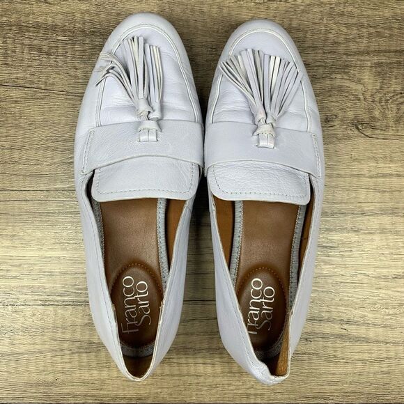 Franco Sarto~Womens~Loafer~Periwinkle Leather loafers~Size 7M - Picture 5 of 8
